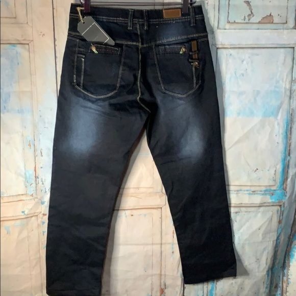 Internation Jeans Santous Style Jeans Size 36 Button Fly Inseam 26 Short - Picture 7 of 11